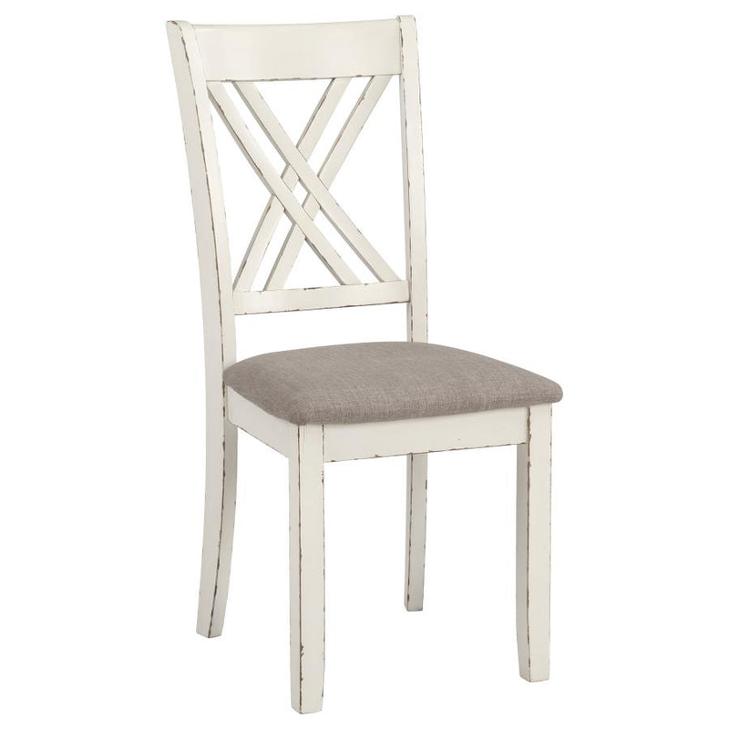 Fortress 7-piece Rectangular Dining Set Vintage Vanilla-zoom-