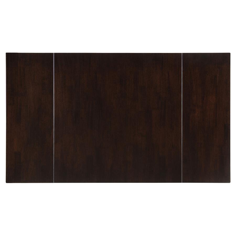 Kelso Rectangular 52-inch Extension Dining Table Cappuccino-6