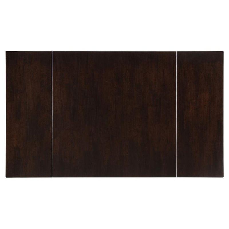 Kelso Rectangular 52-inch Extension Dining Table Cappuccino-zoom-