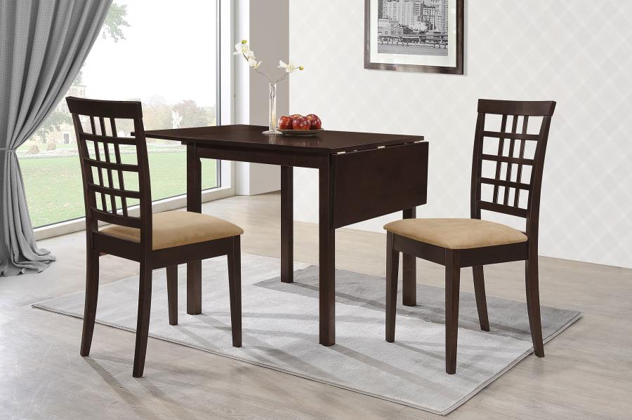 Kelso Rectangular 52-inch Extension Dining Table Cappuccino-zoom-11