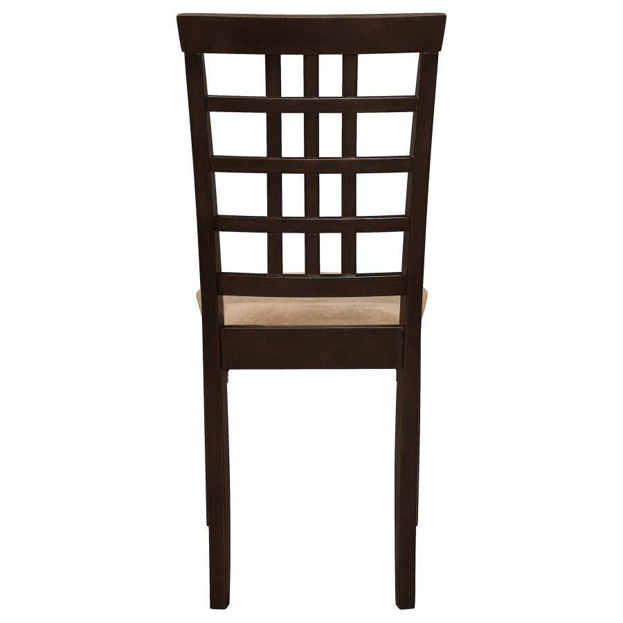 Kelso Lattice Back Dining Side Chair Cappuccino (Set of 2)-zoom-7