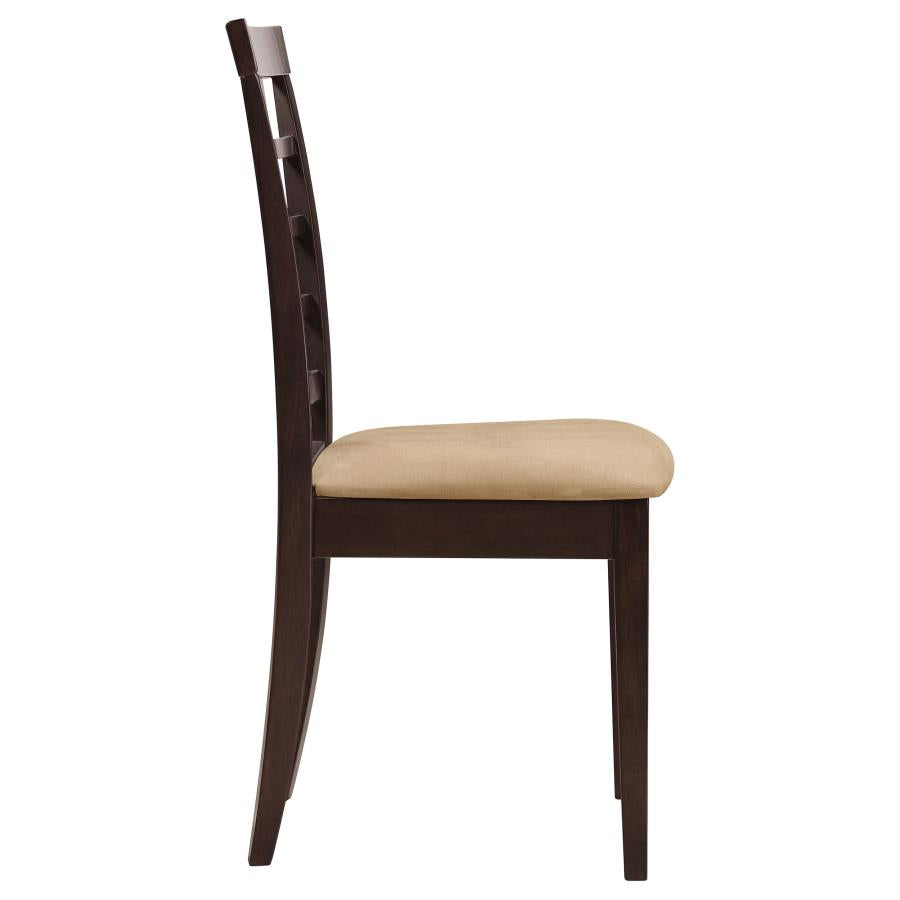 Kelso Lattice Back Dining Side Chair Cappuccino (Set of 2)-zoom-9