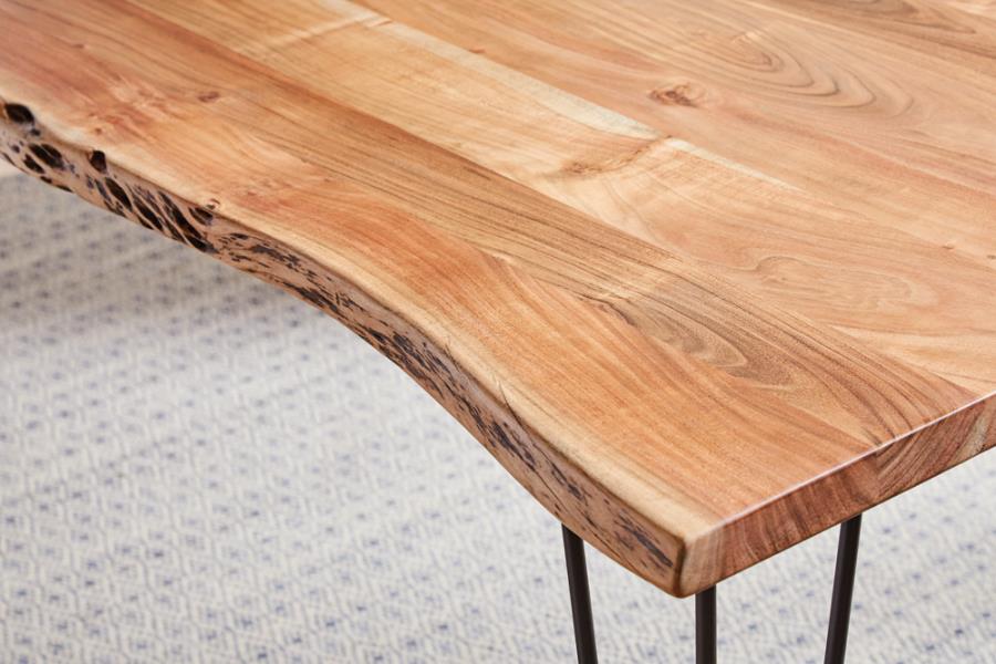 Sherman 71-inch Live Edge Dining Table Natural Acacia-zoom-6