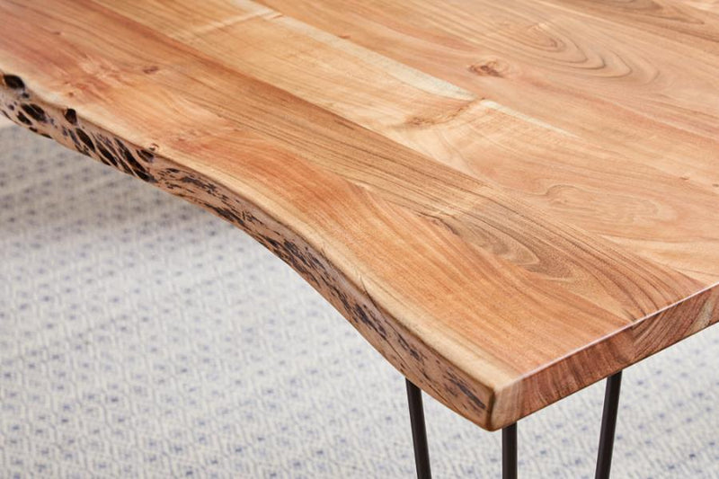 Sherman 71-inch Live Edge Dining Table Natural Acacia-zoom-