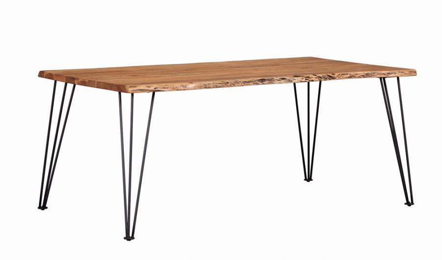 Sherman 71-inch Live Edge Dining Table Natural Acacia-zoom-1
