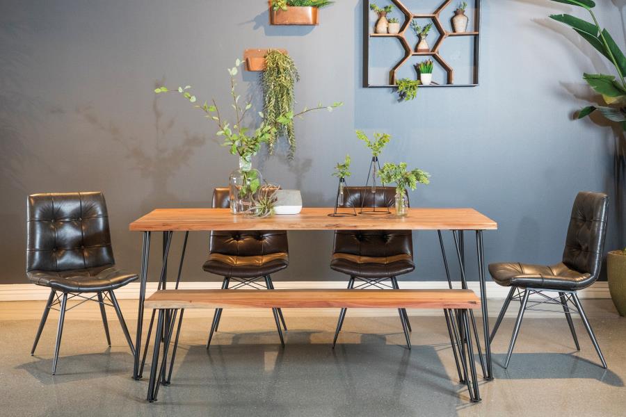 Sherman 71-inch Live Edge Dining Table Natural Acacia-7
