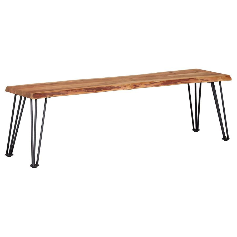 Sherman Wood Dining Bench Natural Acacia-1
