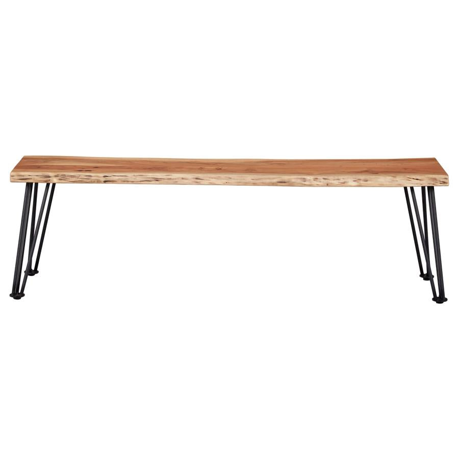 Sherman Wood Dining Bench Natural Acacia-3