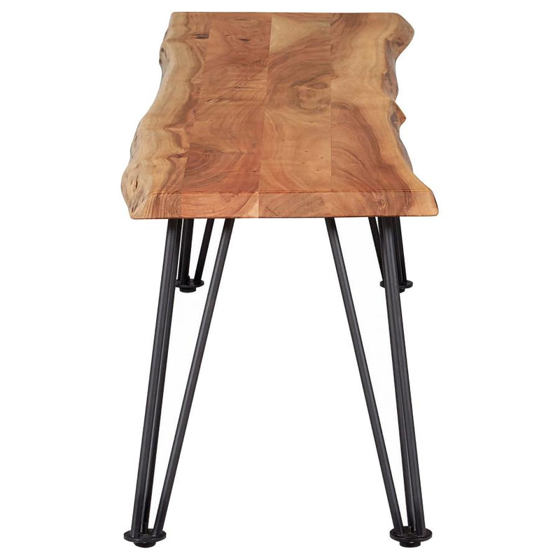 Sherman Wood Dining Bench Natural Acacia-zoom-
