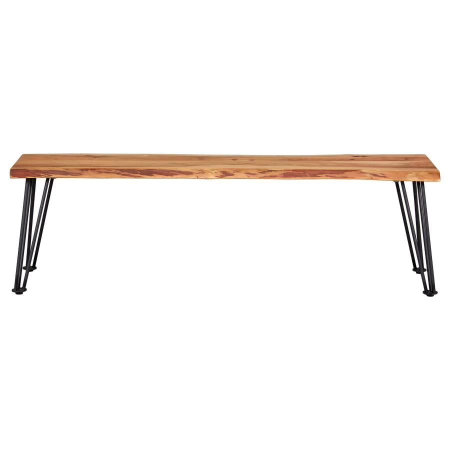 Sherman Wood Dining Bench Natural Acacia-6