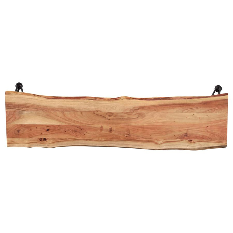 Sherman Wood Dining Bench Natural Acacia-zoom-