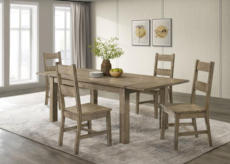 Cardova 5-piece Extension Table Dining Set Vineyard Oak-zoom-