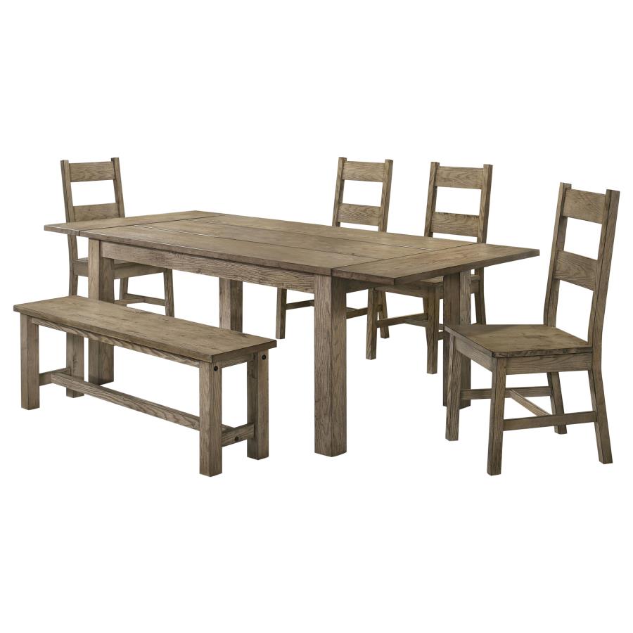 Cardova 6-piece Extension Table Dining Set Vineyard Oak-2