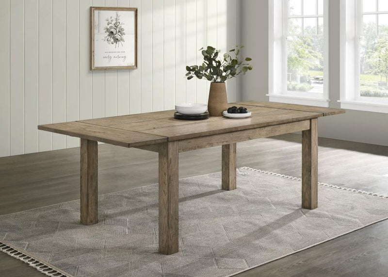 Cardova 87-inch Solid Wood Extension Dining Table Vineyard Oak-zoom-