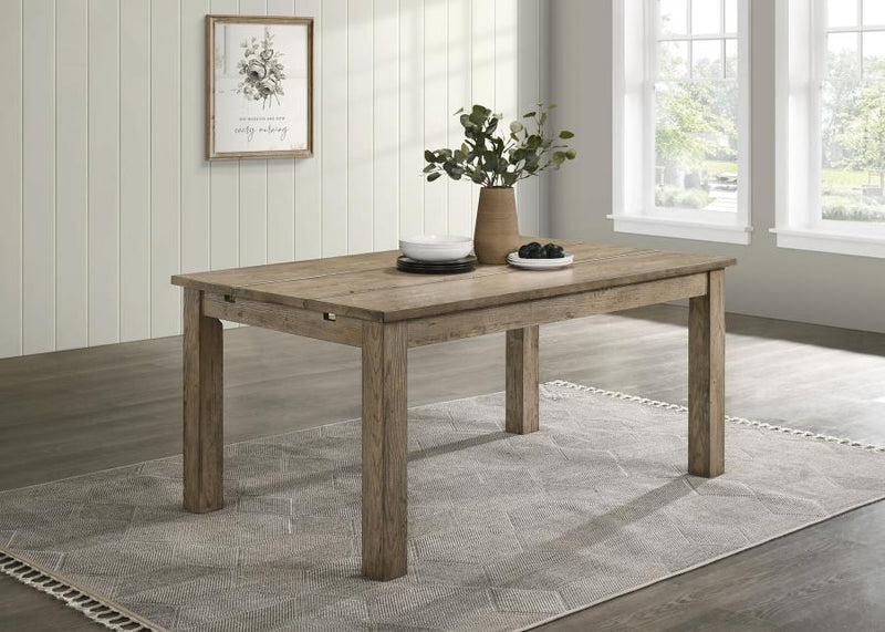 Cardova 87-inch Solid Wood Extension Dining Table Vineyard Oak-zoom-
