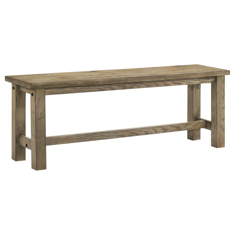 Cardova 51-inch Solid Wood Dining Bench Vineyard Oak-1