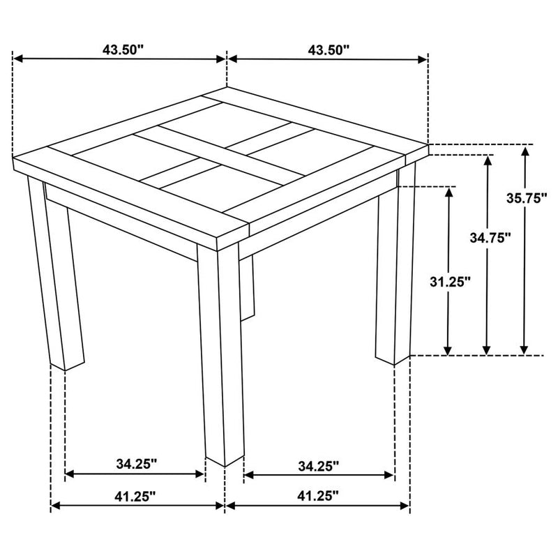 Cardova Square Counter Height Dining Table Vineyard Oak-zoom-
