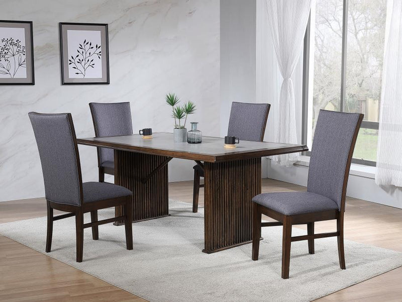 Sherwood 5-piece Rectangular Dining Table Set Brown-zoom-
