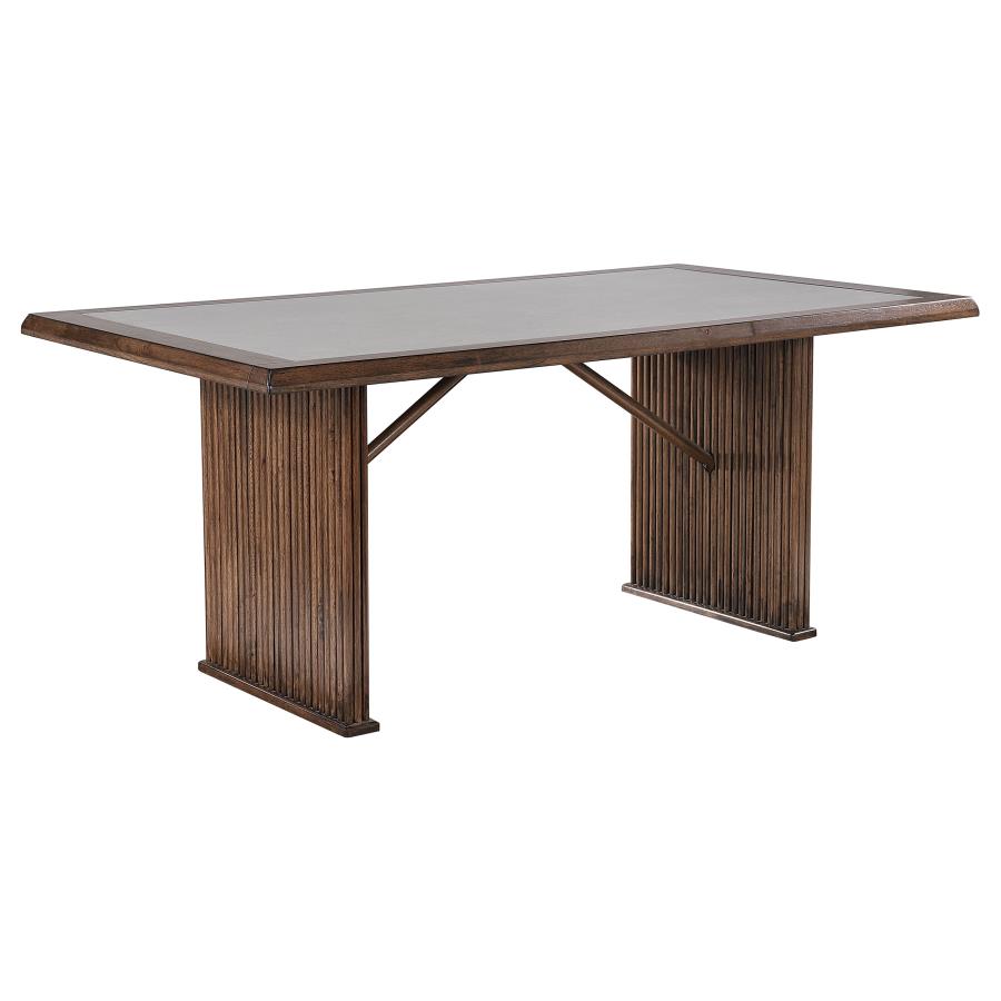 Sherwood 72-inch Rectangular Dining Table Brown-1