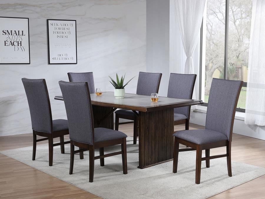 Sherwood 72-inch Rectangular Dining Table Brown-zoom-8