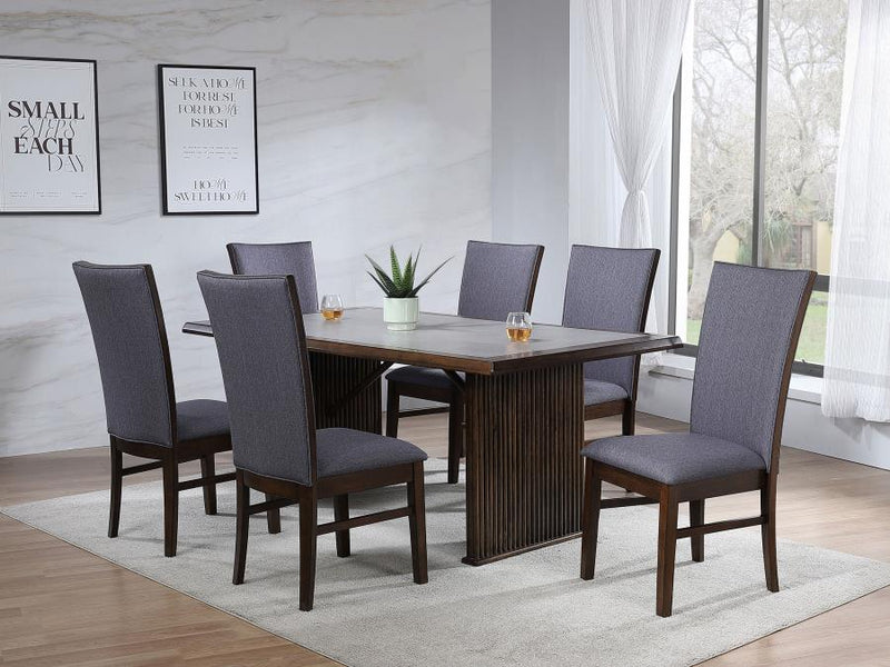 Sherwood 72-inch Rectangular Dining Table Brown-zoom-