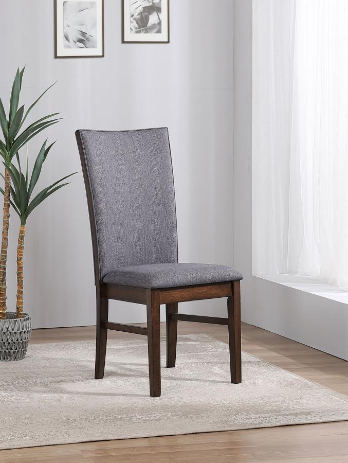 Sherwood Upholstered Dining Side Chair Grey (Set of 2)-zoom-2