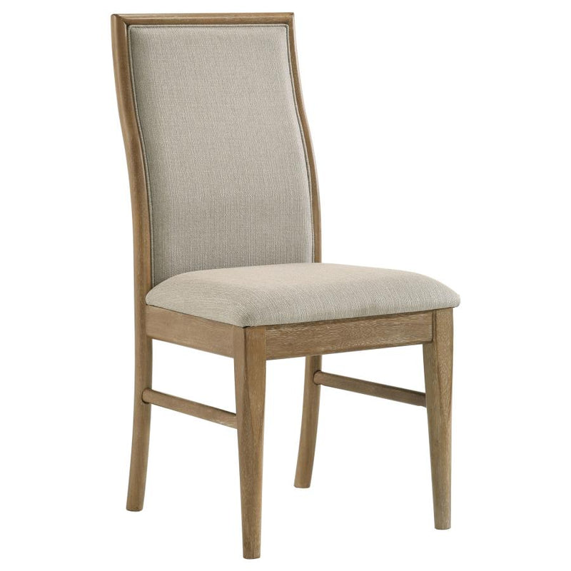 Adina 9-piece Extension Dining Set Distressed Light Brown-zoom-