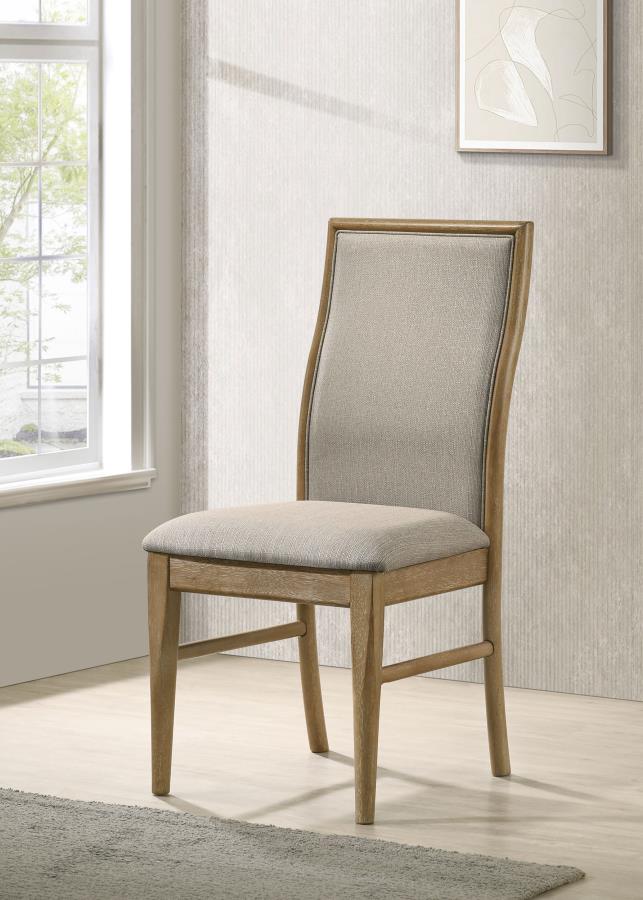 Adina Upholstered Dining Side Chair Barley (Set of 2)-zoom-2