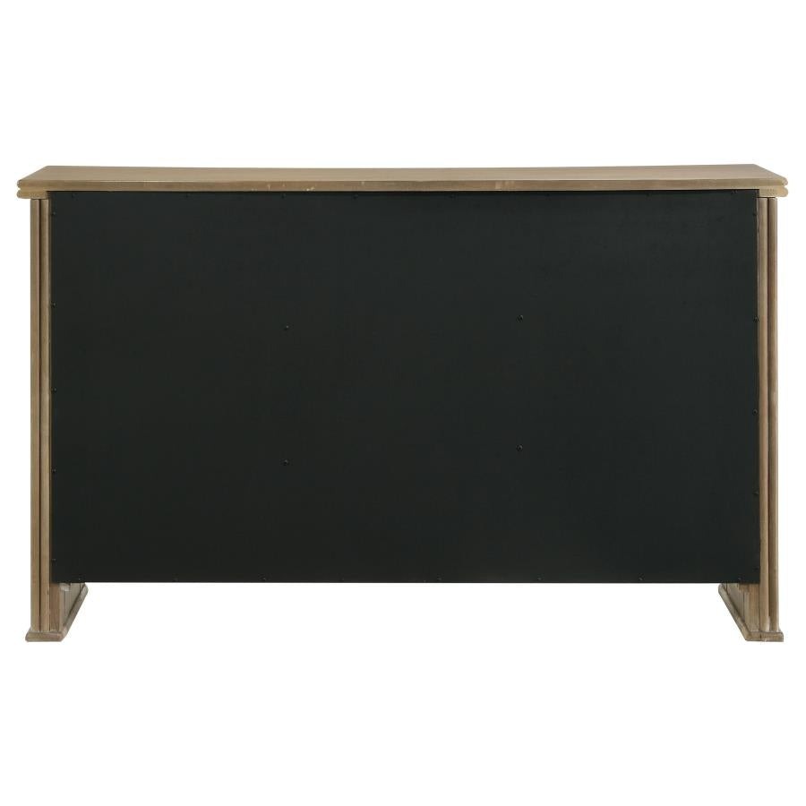 Adina 3-door 59-inch Sideboard Server Distressed Light Brown-zoom-8