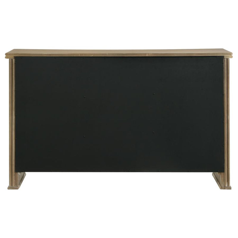 Adina 3-door 59-inch Sideboard Server Distressed Light Brown-zoom-