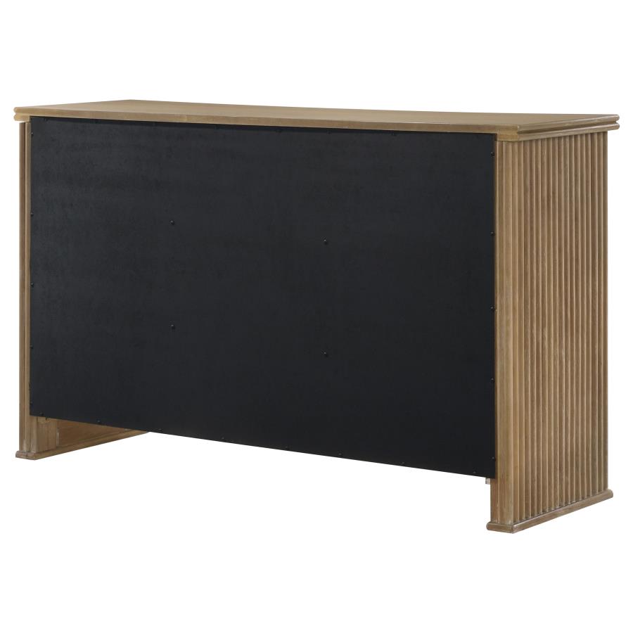 Adina 3-door 59-inch Sideboard Server Distressed Light Brown-zoom-9