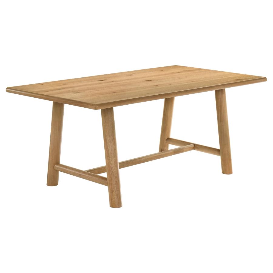 Duncan 7-piece Rectangular Wood Dining Table Set Washed Oak-3