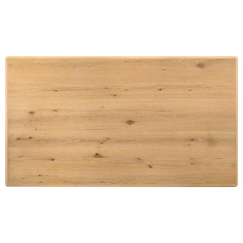 Duncan 7-piece Rectangular Wood Dining Table Set Washed Oak-zoom-