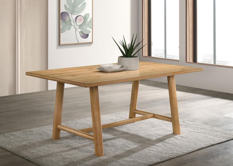 Duncan 71-inch Rectangular Wood Dining Room Table Washed Oak-zoom-2