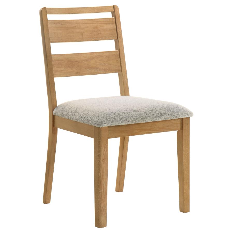 Duncan Ladder Back Dining Side Chair Washed Oak (Set of 2)-zoom-3