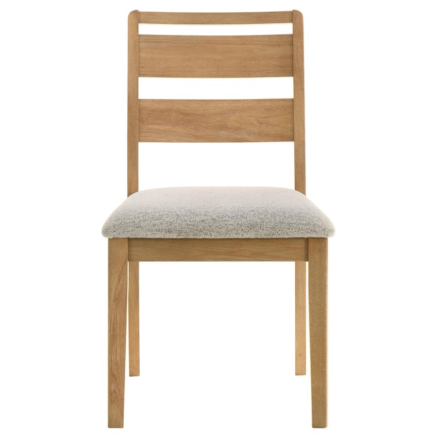 Duncan Ladder Back Dining Side Chair Washed Oak (Set of 2)-zoom-4