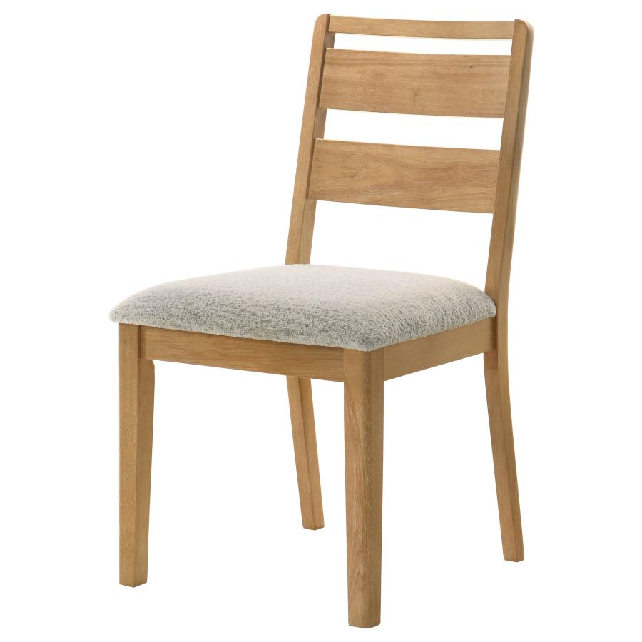 Duncan Ladder Back Dining Side Chair Washed Oak (Set of 2)-zoom-5