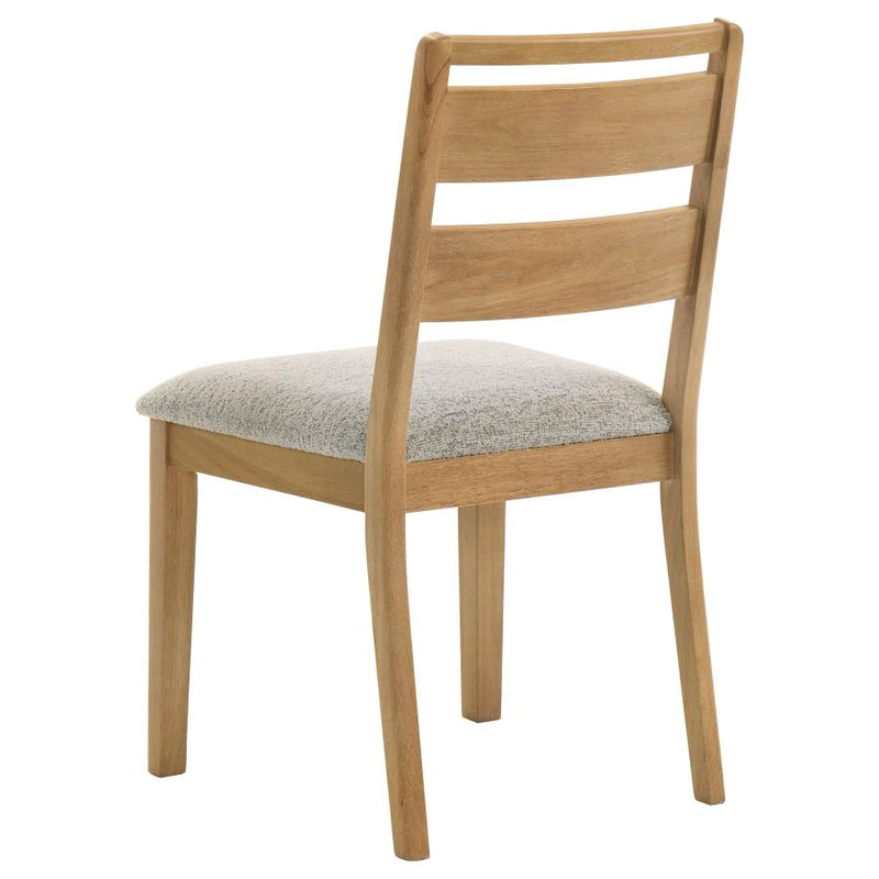 Duncan Ladder Back Dining Side Chair Washed Oak (Set of 2)-zoom-