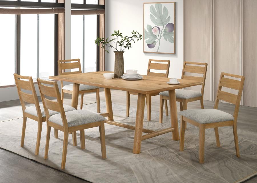 Duncan Ladder Back Dining Side Chair Washed Oak (Set of 2)-zoom-14