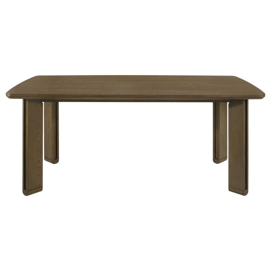 Ottowa 7-piece Rectangular Wood Dining Room Table Set Brown-zoom-4