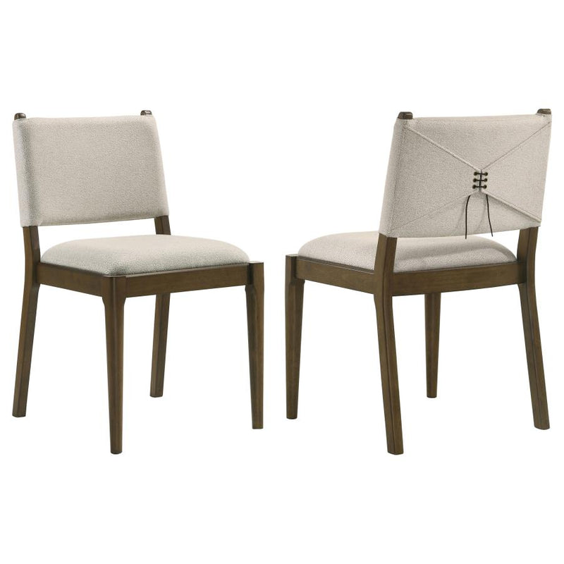 Ottowa Upholstered Dining Side Chair Brown (Set of 2)-zoom-