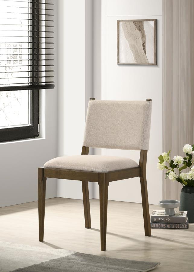 Ottowa Upholstered Dining Side Chair Brown (Set of 2)-zoom-2