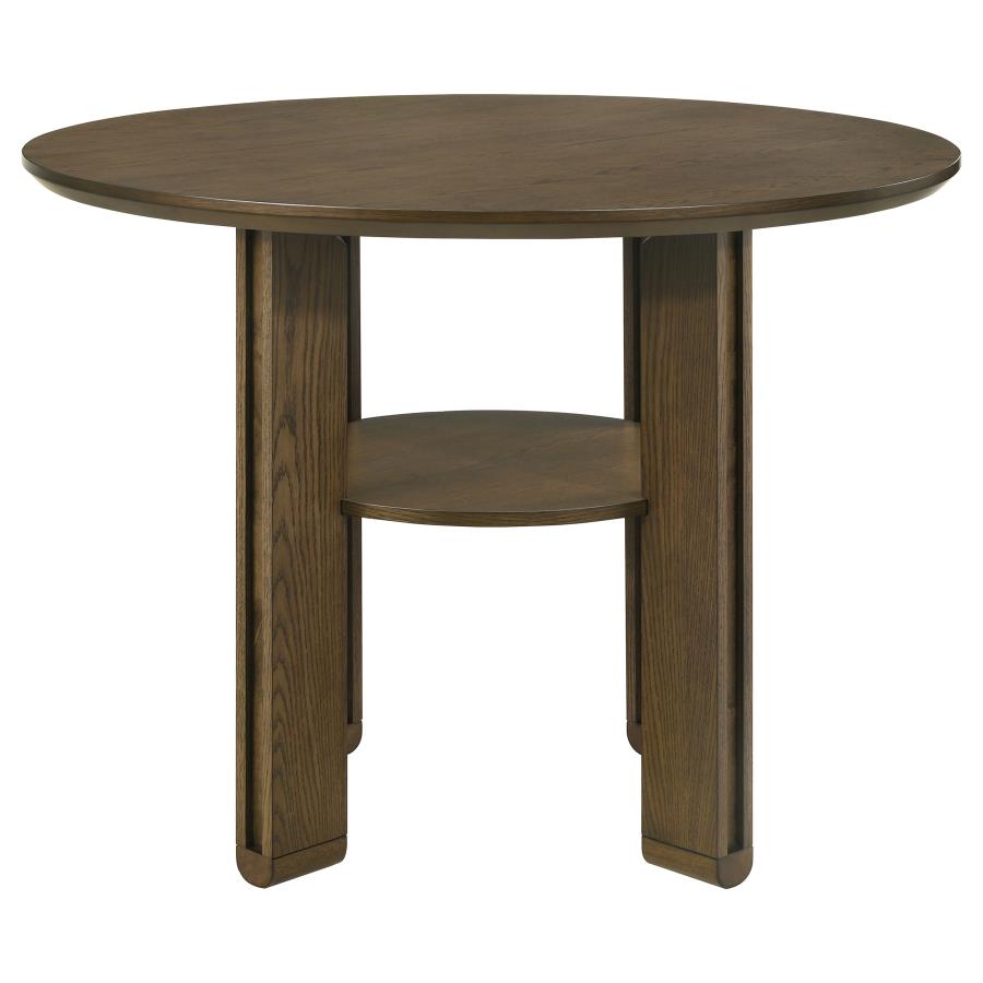 Ottowa 47-inch Round Counter Height Dining Table Brown-3