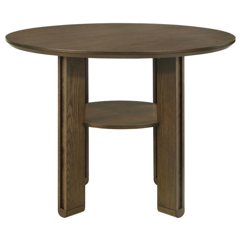 Ottowa 47-inch Round Counter Height Dining Table Brown-zoom-