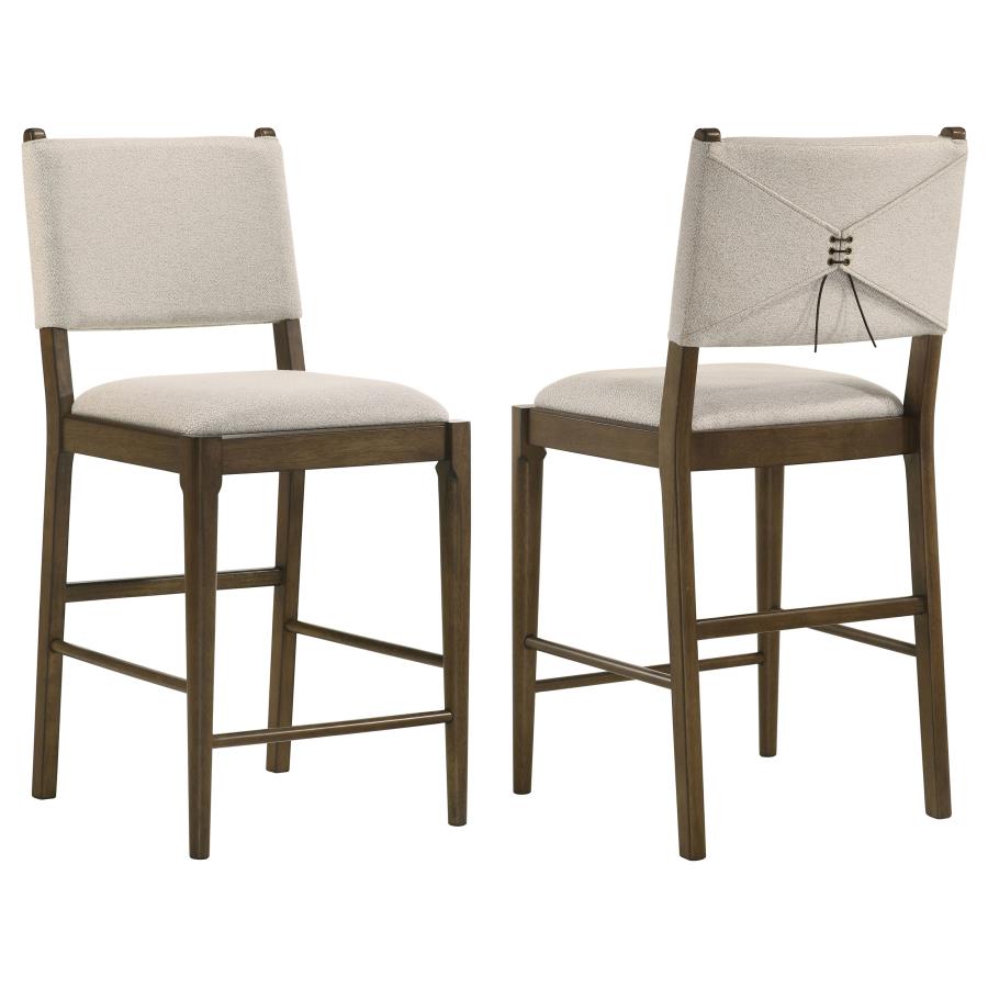 Ottowa Upholstered Counter Side Chair Brown (Set of 2)-zoom-1