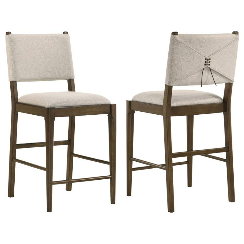 Ottowa Upholstered Counter Side Chair Brown (Set of 2)-zoom-