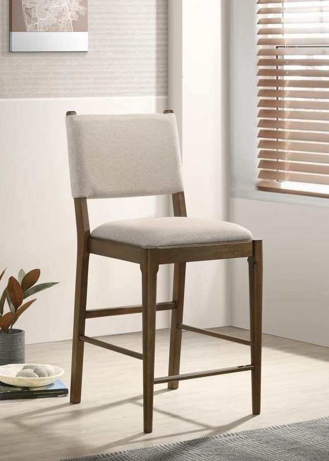 Ottowa Upholstered Counter Side Chair Brown (Set of 2)-zoom-