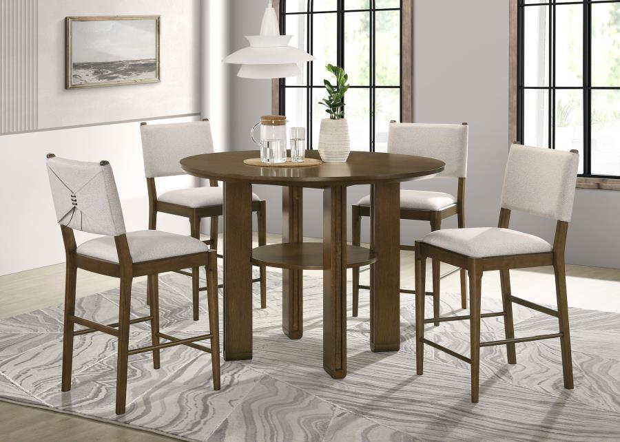 Ottowa Upholstered Counter Side Chair Brown (Set of 2)-zoom-15