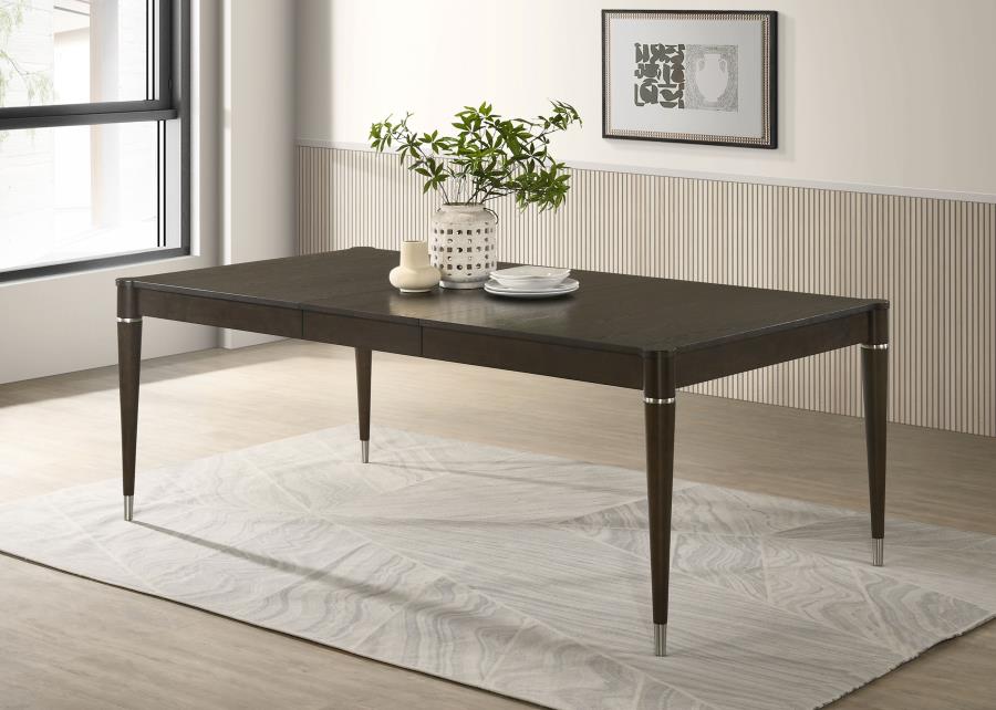 Reseda 81-inch Extension Leaf Dining Table Ash Brown-2