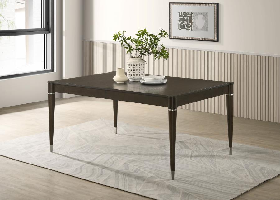 Reseda 81-inch Extension Leaf Dining Table Ash Brown-3